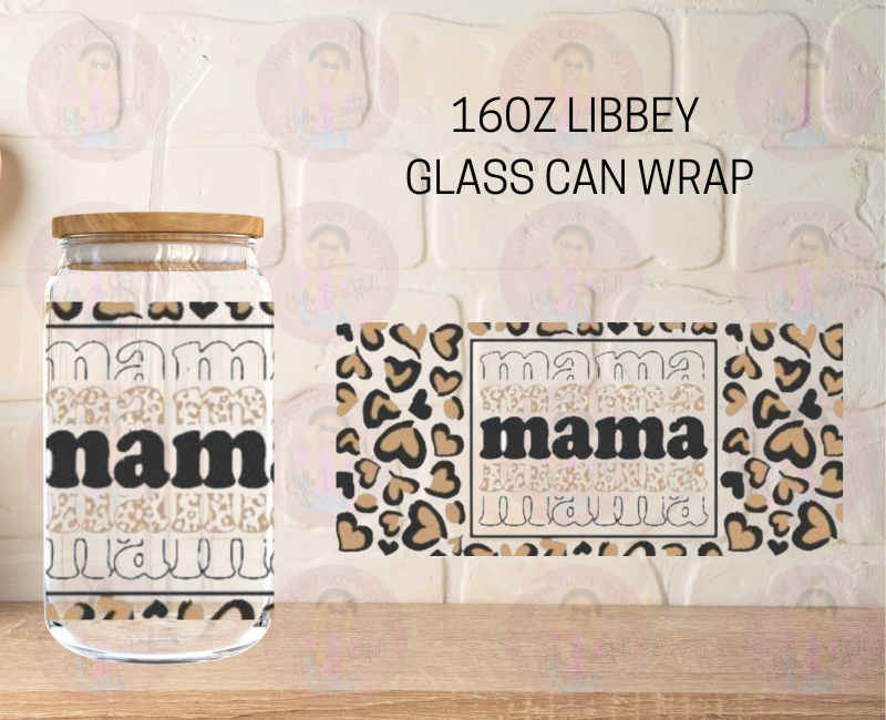 Mama Cheetah UV DTF Sticker