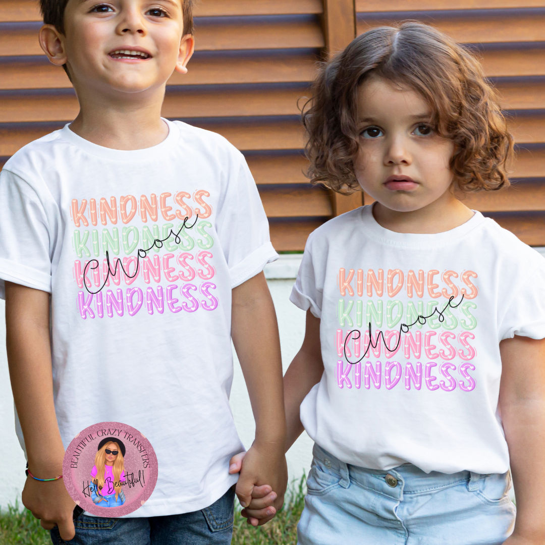 Choose Kindness Youth DTF Transfer