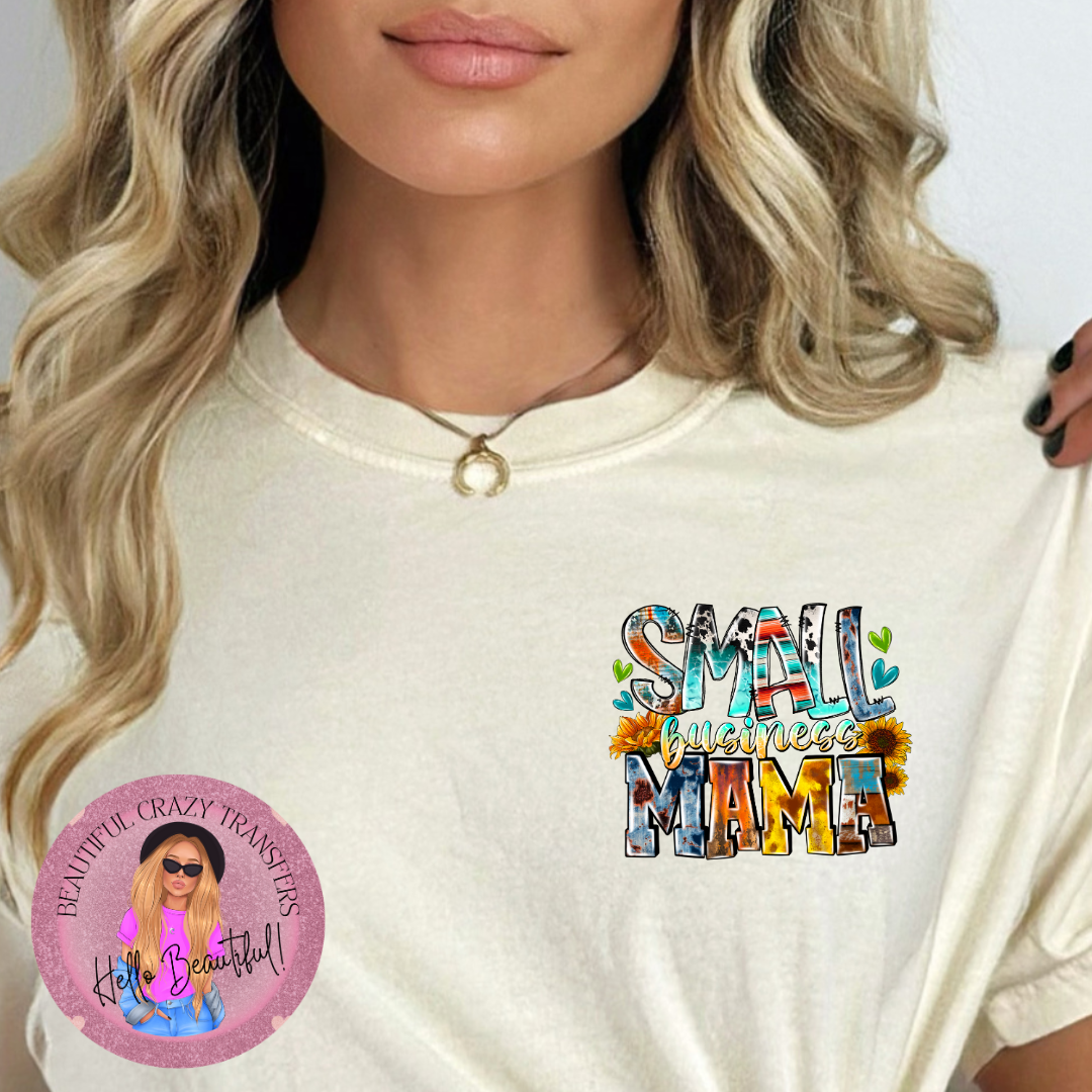 Small Business Mama Pocket DTF Transfer