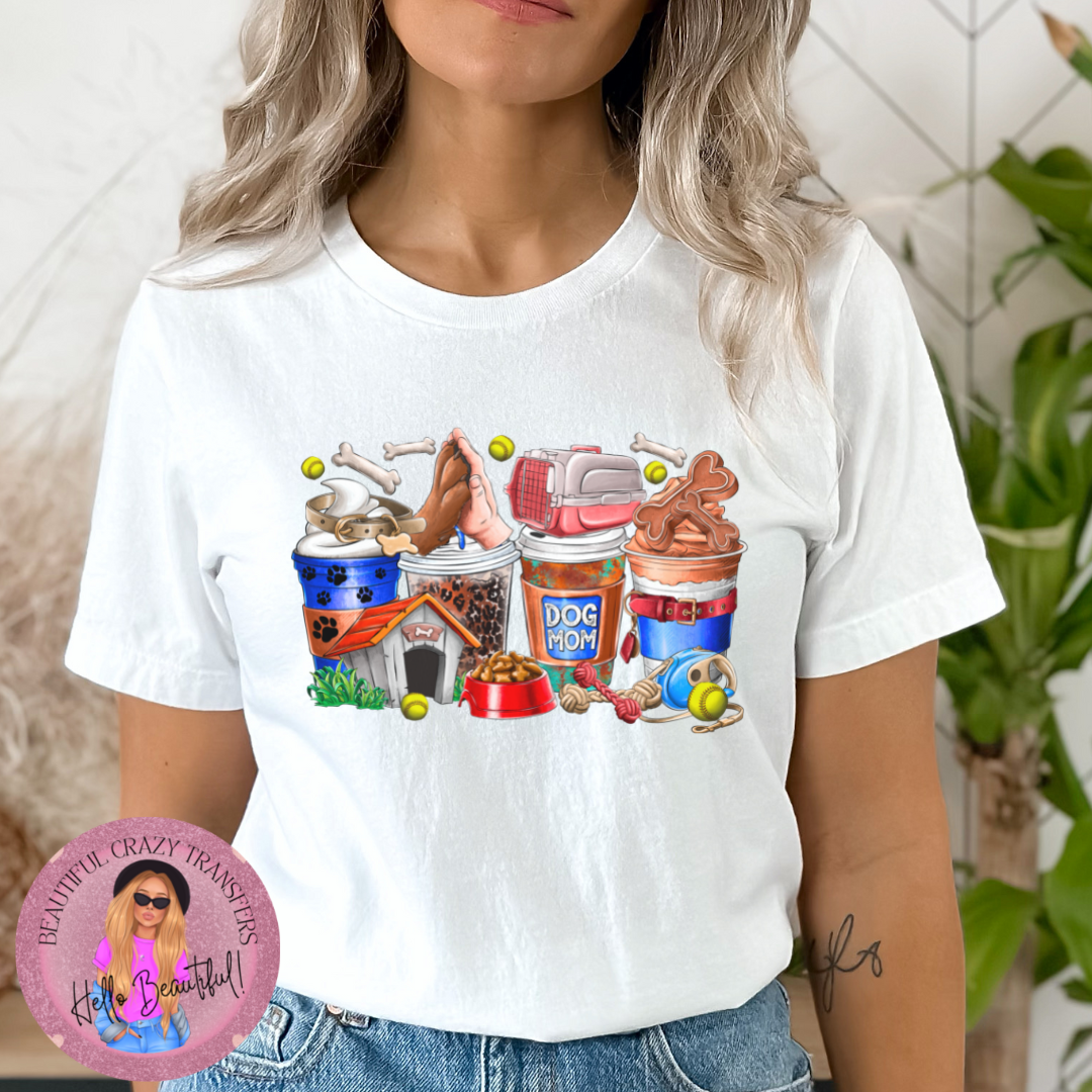 Dog Mom Coffee DTF Transfer