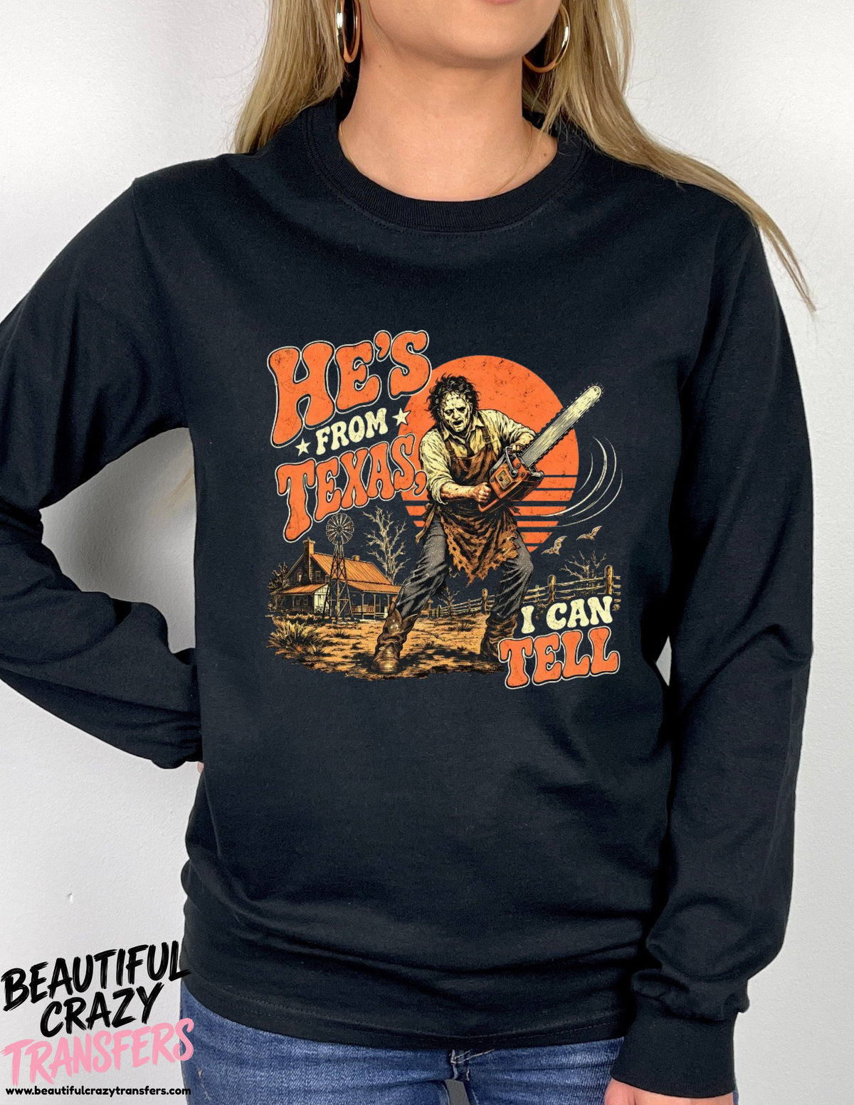 He's From Texas Crewneck