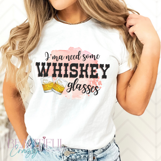 Whiskey Glasses TShirt