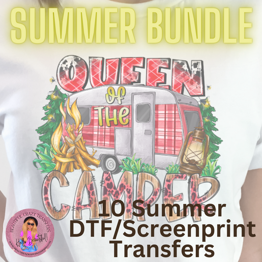 Summer Bundle-10 DTF/Screenprint Transfer
