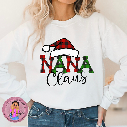 Nana Claus DTF Transfer