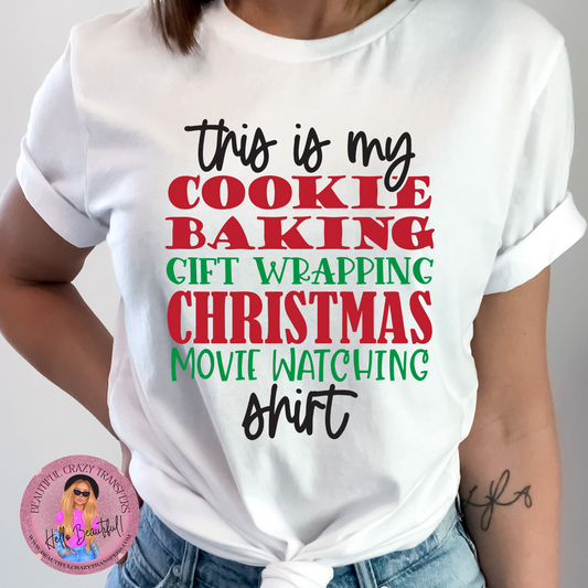 Cookie Baking Shirt DTF Transfer