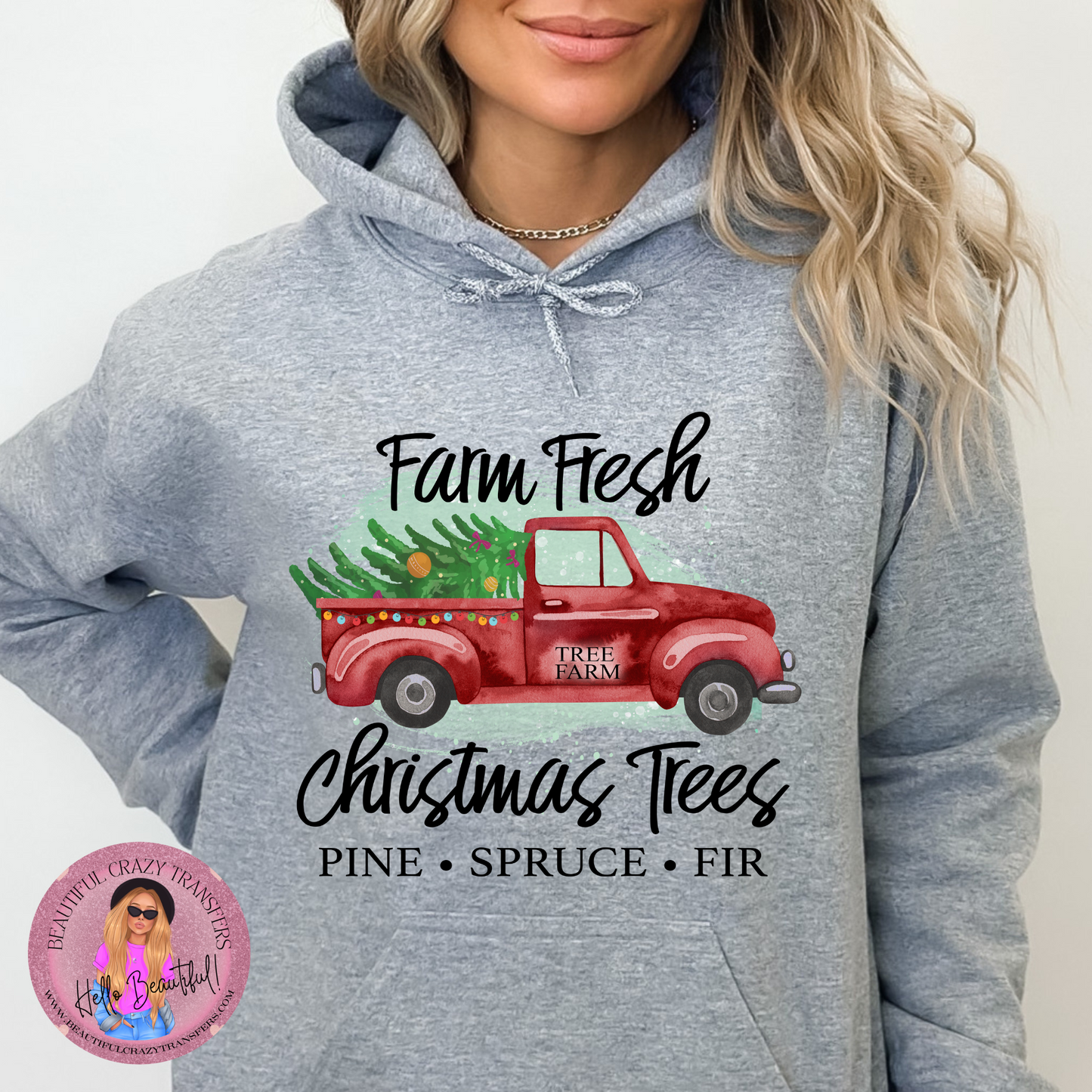 Farm Fresh Trees DTF Transfer