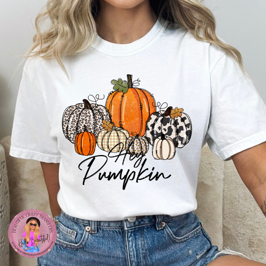 Hey Pumpkin DTF Transfer