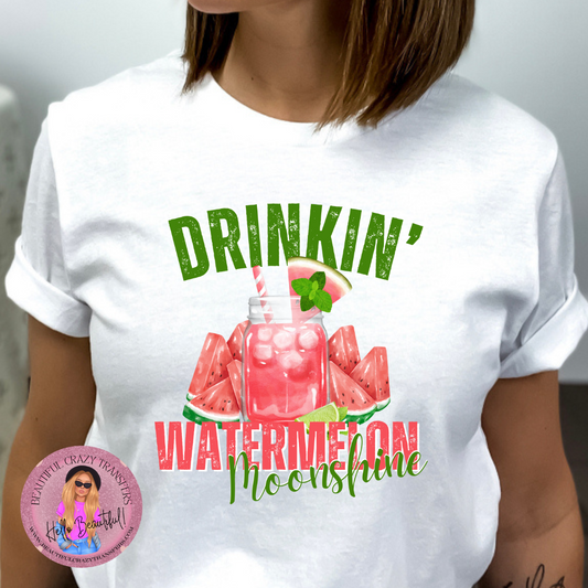 Watermelon Moonshine DTF Transfer