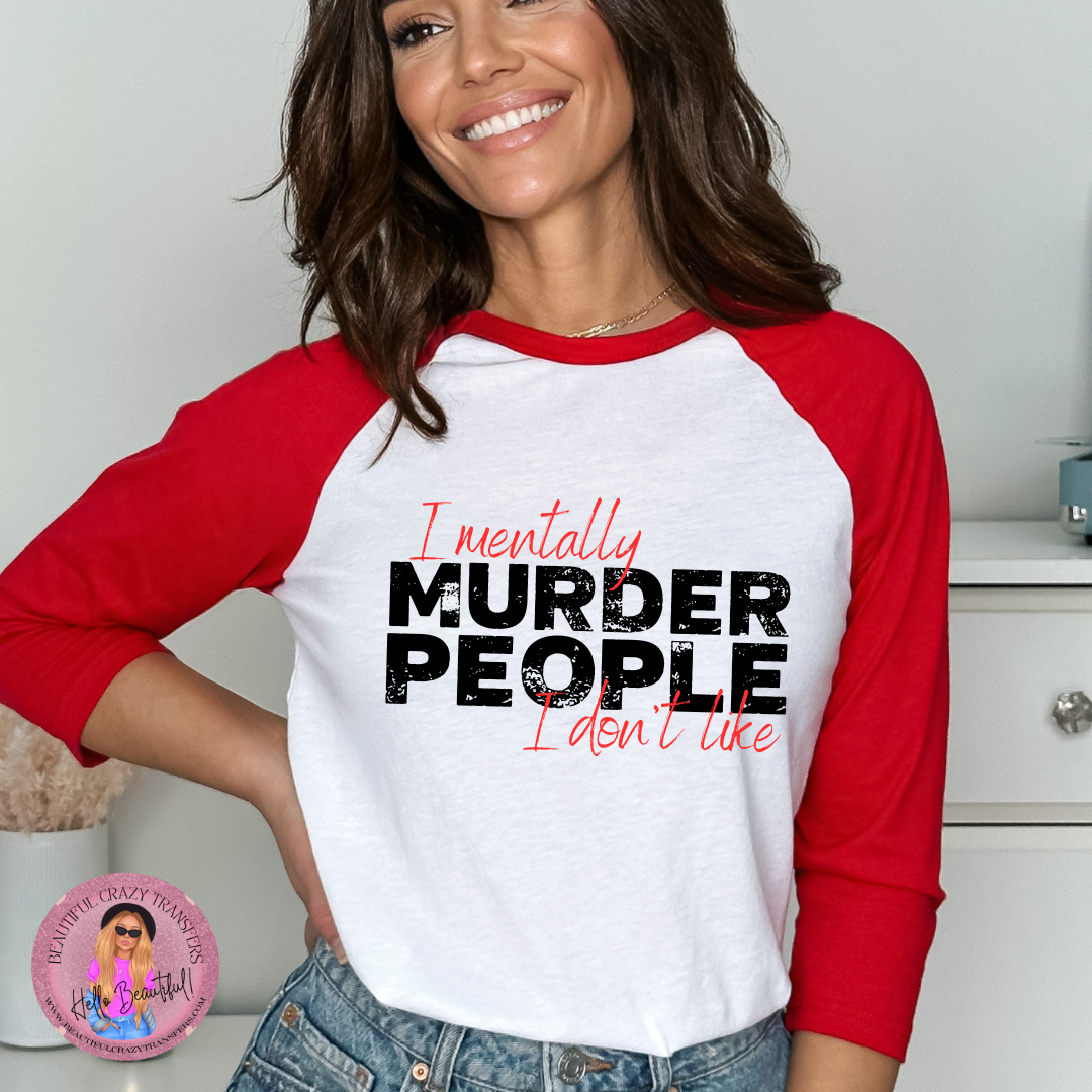 Murder People DTF Transfer