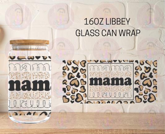 Mama Cheetah UV DTF Sticker