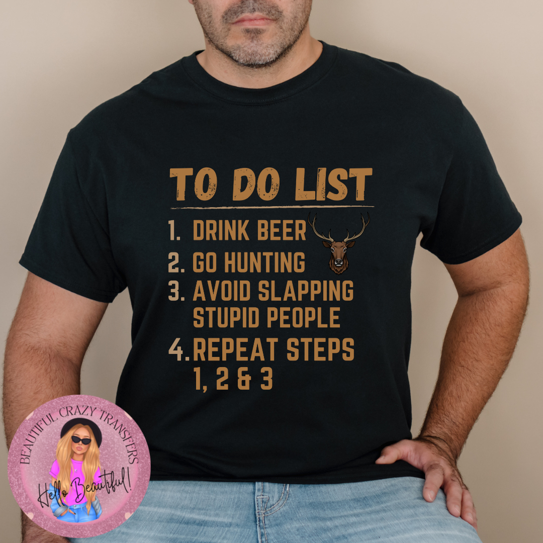 To Do List DTF Transfer