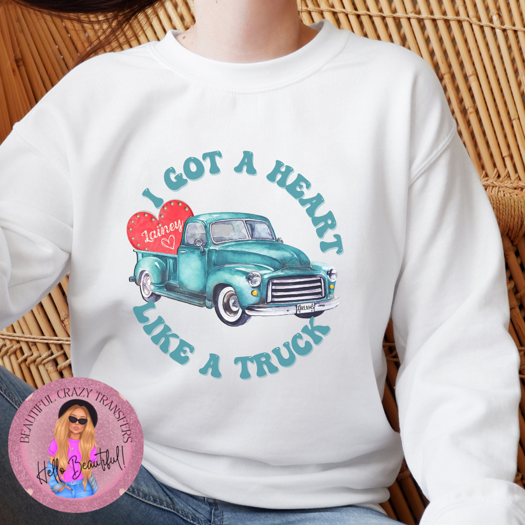 Heart Like A Truck Crewneck