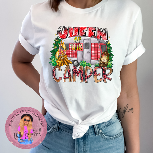 Queen of the Camper DTF Transfer