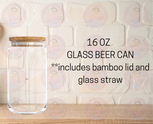 16 OZ Glass Beer Can