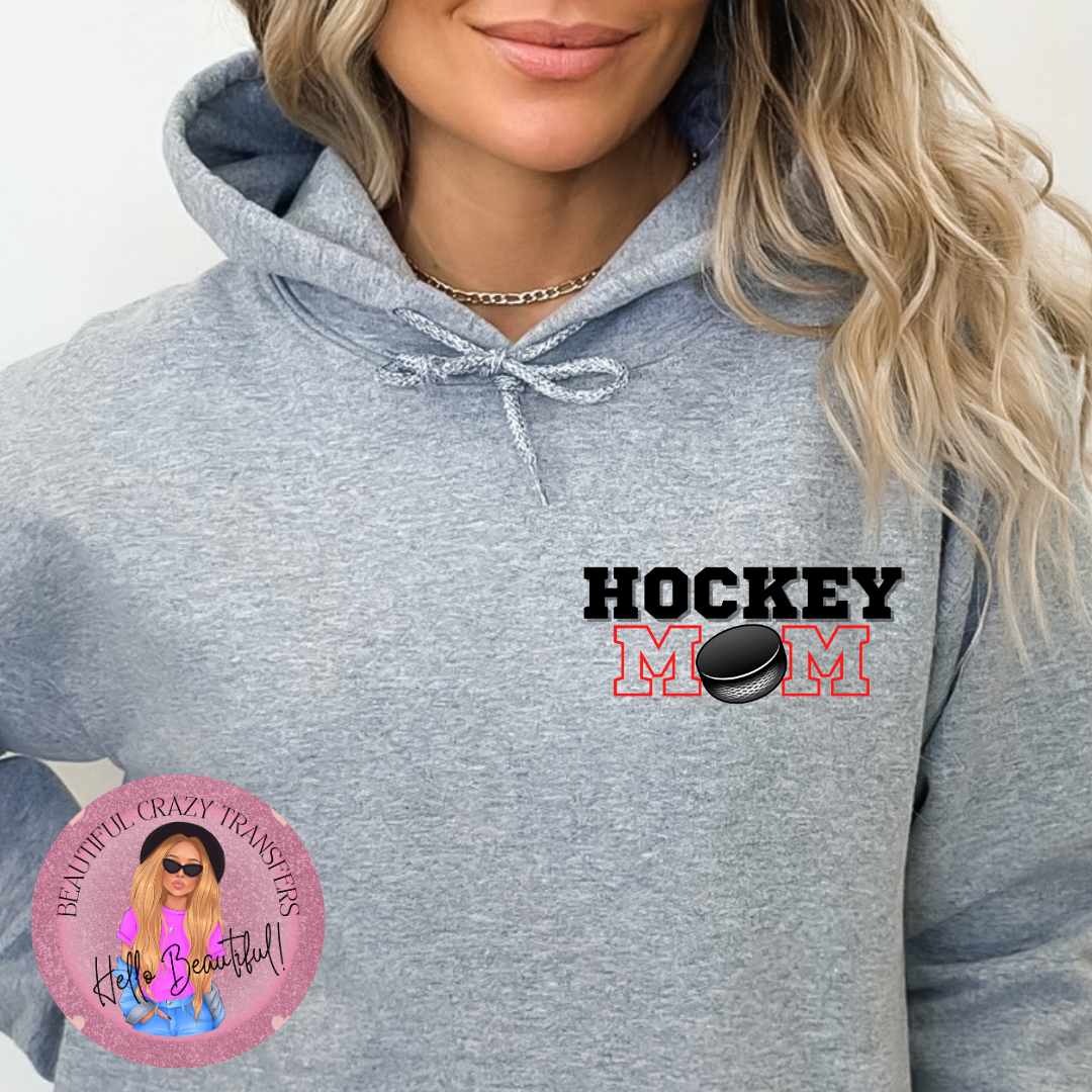 Hockey Mom Pocket DTF Transfer